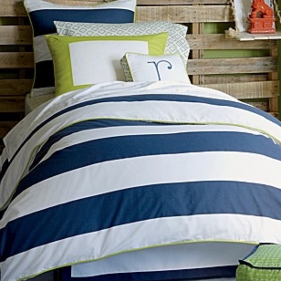 Serena & Lily Ronan Twin Duvet Cover Euro Sham Standard Sham Set - Picture 2 of 4